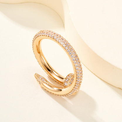 [Luxora]JUSTE RING 2.6MM FULL DIAMOND