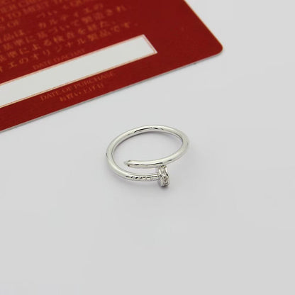 [Luxora]JUSTE 1.8MM HALF DIAMOND RING