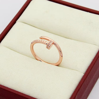 [Luxora]JUSTE 1.8MM HALF DIAMOND RING