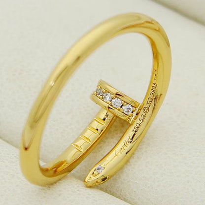 [Luxora]JUSTE 1.8MM HALF DIAMOND RING