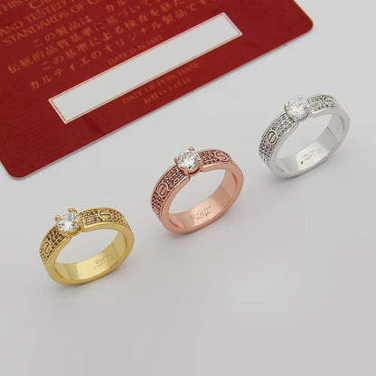 [Luxora]LOVE RING 3.6MM 1 BIG DIAMOND FULL DIAMOND