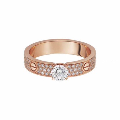 [Luxora]LOVE RING 3.6MM 1 BIG DIAMOND FULL DIAMOND