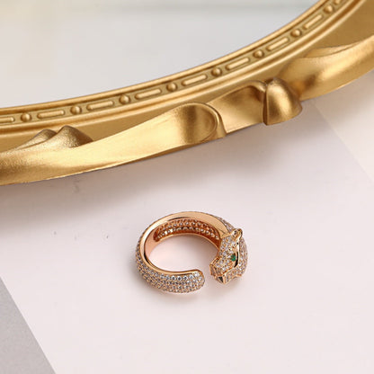 [Luxora]PANTHERE FULL DIAMOND SMALL RING