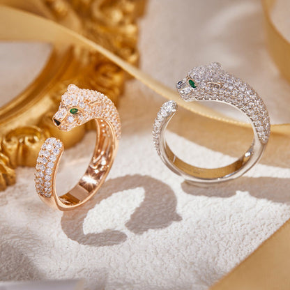 [Luxora]PANTHERE FULL DIAMOND SMALL RING