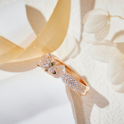 [Luxora]PANTHERE FULL DIAMOND SMALL RING