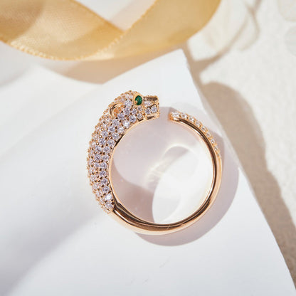 [Luxora]PANTHERE FULL DIAMOND SMALL RING