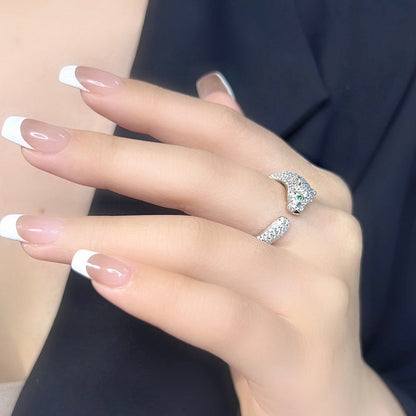 [Luxora]PANTHERE FULL DIAMOND SMALL RING