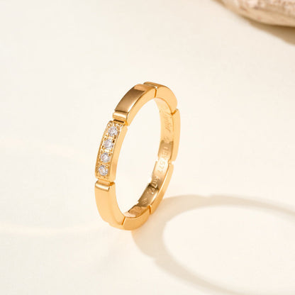 [Luxora]MAILLON PANTHERE 4 DIAMOND RING