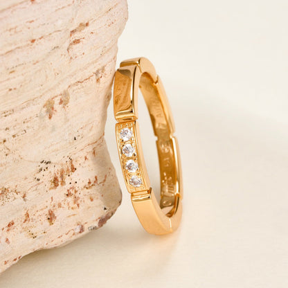 [Luxora]MAILLON PANTHERE 4 DIAMOND RING