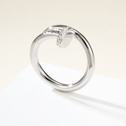 [Luxora]JUSTE RING 2.6MM HALF DIAMOND