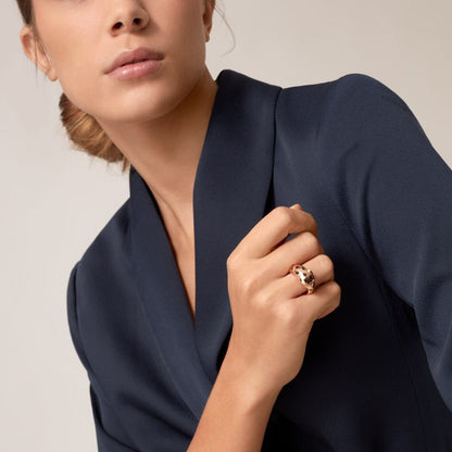 [Luxora]PANTHERE SPOTTED MEDIUM RING