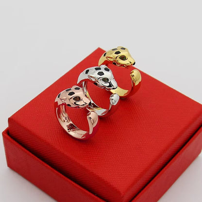 [Luxora]PANTHERE SPOTTED MEDIUM RING