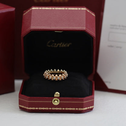 [Luxora]CLASH 6.8MM DIAMOND MEDIUM RING