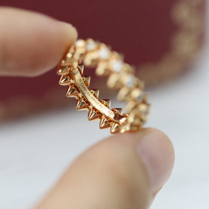 [Luxora]CLASH 6.8MM DIAMOND MEDIUM RING