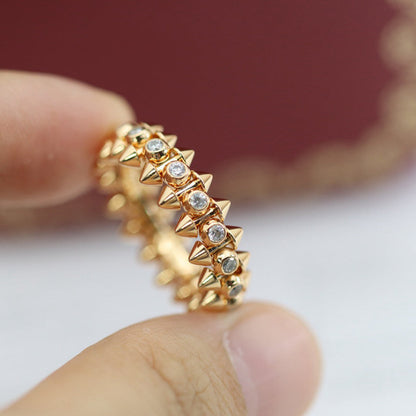 [Luxora]CLASH 6.8MM DIAMOND MEDIUM RING