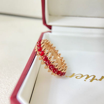 [Luxora]CLASH 7.9MM AGATE CHALCEDONY RING