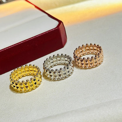 [Luxora]CLASH 9.2MM DOUBLE ROW RING
