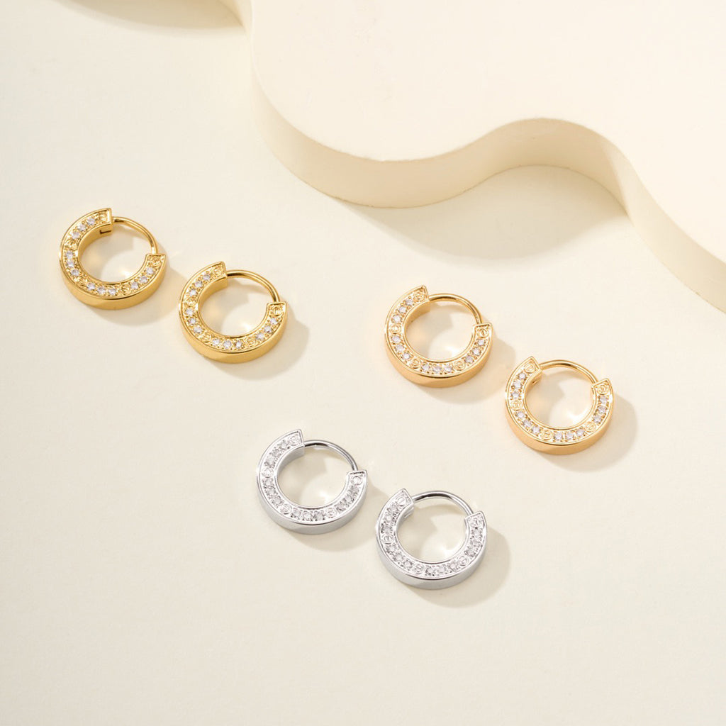 [Luxora]LOVE DIAMOND EARRINGS