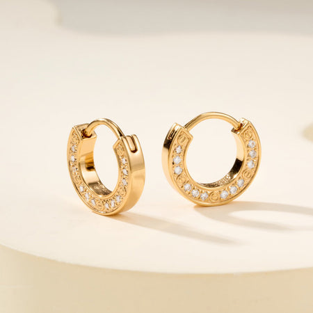 [Luxora]LOVE DIAMOND EARRINGS