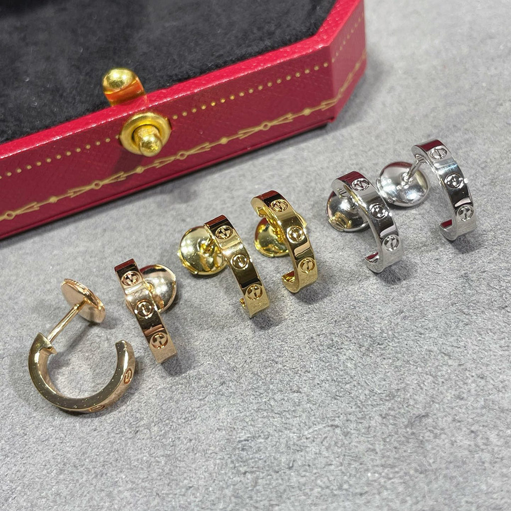 [Luxora]LOVE EARRINGS 2.65 MM NO DIAMOND SMALL