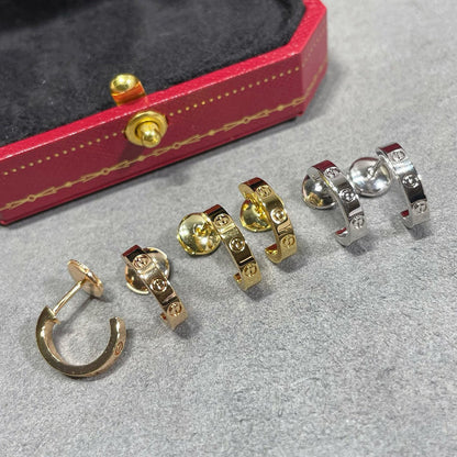 [Luxora]LOVE EARRINGS 2.65 MM NO DIAMOND SMALL