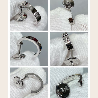 [Luxora]LOVE EARRINGS 2.65 MM NO DIAMOND SMALL