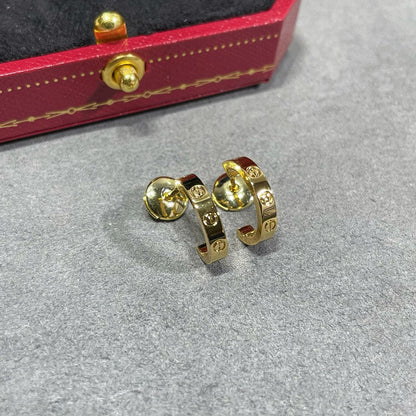 [Luxora]LOVE EARRINGS 2.65 MM NO DIAMOND SMALL