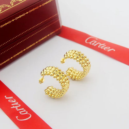 [Luxora]CLASH 9.2MM DOUBLE ROW EARRINGS