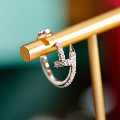 [Luxora]JUSTE FULL DIAMOND SMALL EARRINGS