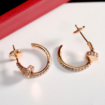 [Luxora]JUSTE FULL DIAMOND SMALL EARRINGS