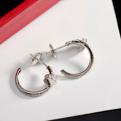 [Luxora]JUSTE FULL DIAMOND SMALL EARRINGS
