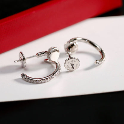 [Luxora]JUSTE FULL DIAMOND SMALL EARRINGS