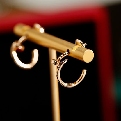 [Luxora]JUSTE NO DIAMOND SMALL EARRINGS