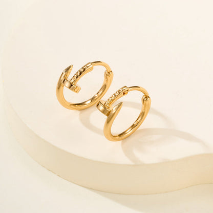 [Luxora]JUSTE NO DIAMOND MINI EARRINGS
