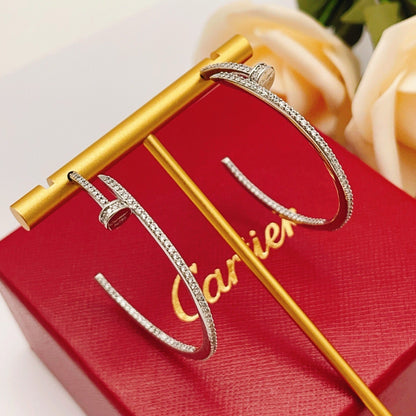 [Luxora]JUSTE FULL DIAMOND LARGE EARRINGS