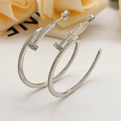 [Luxora]JUSTE FULL DIAMOND LARGE EARRINGS