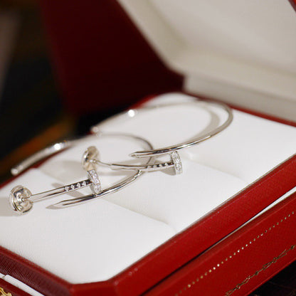 [Luxora]JUSTE HALF DIAMOND LARGE EARRINGS