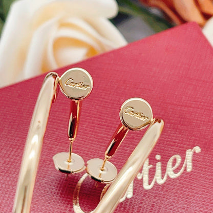 [Luxora]JUSTE NO DIAMOND LARGE EARRINGS
