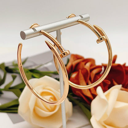 [Luxora]JUSTE NO DIAMOND LARGE EARRINGS