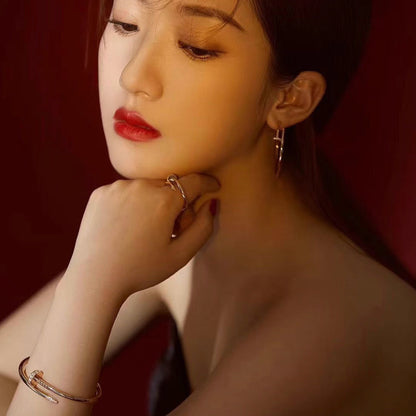 [Luxora]JUSTE NO DIAMOND LARGE EARRINGS