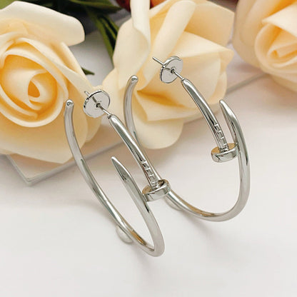 [Luxora]JUSTE NO DIAMOND LARGE EARRINGS