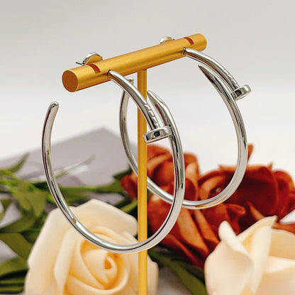 [Luxora]JUSTE NO DIAMOND LARGE EARRINGS