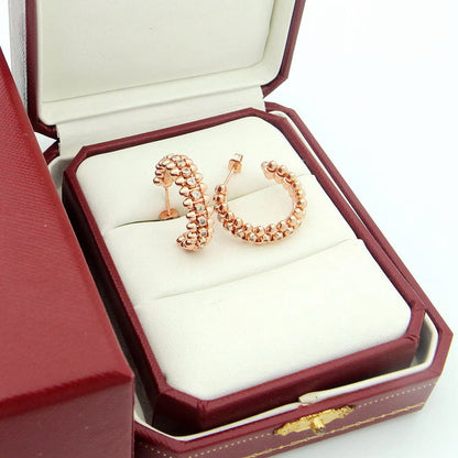 [Luxora]CLASH FULL DIAMOND MEDIUM EARRINGS