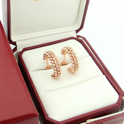 [Luxora]CLASH FULL DIAMOND MEDIUM EARRINGS