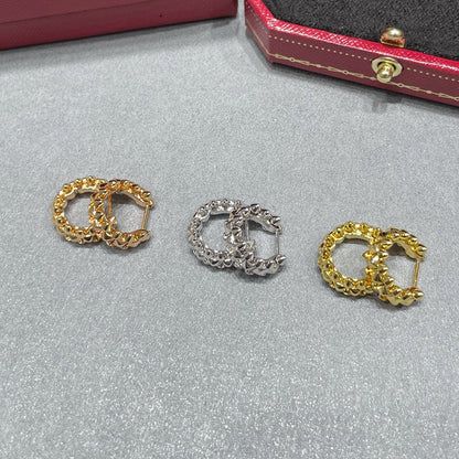[Luxora]CLASH MINI HOOP EARRINGS