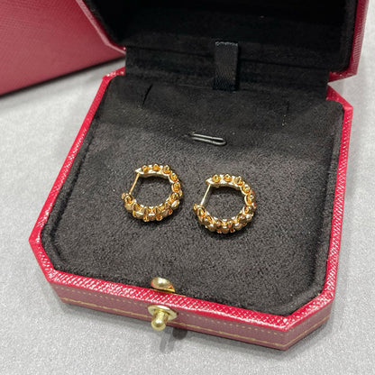 [Luxora]CLASH MINI HOOP EARRINGS