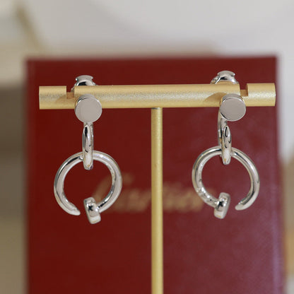 [Luxora]JUSTE NO DIAMOND DOUBLE EARRINGS