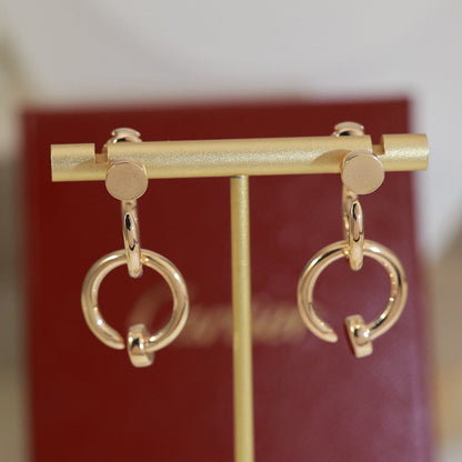 [Luxora]JUSTE NO DIAMOND DOUBLE EARRINGS