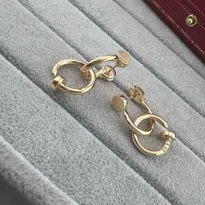[Luxora]JUSTE NO DIAMOND DOUBLE EARRINGS