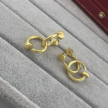 [Luxora]JUSTE NO DIAMOND DOUBLE EARRINGS